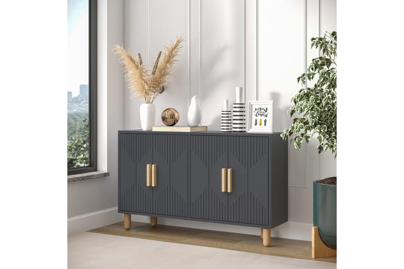Roger Konsolbord 120 cm - Antracit - Møbler - Borde - Aflastningsbord - Entrébord