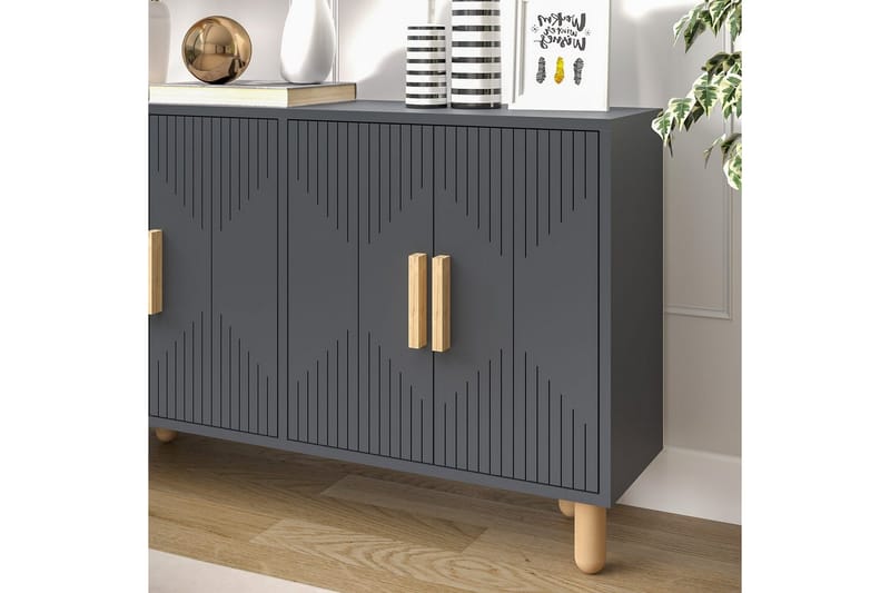 Roger Konsolbord 120 cm - Antracit - Møbler - Borde - Aflastningsbord - Entrébord