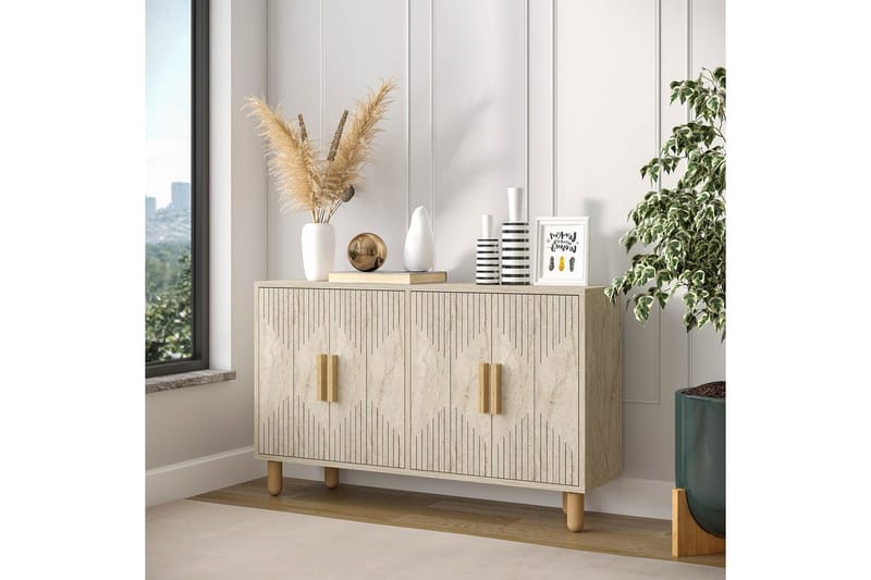 Roger Konsolbord 120 cm - Sand - Møbler - Borde - Aflastningsbord - Entrébord
