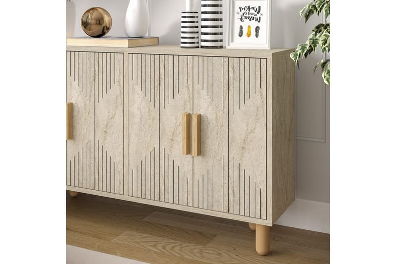 Roger Konsolbord 120 cm - Sand - Møbler - Borde - Aflastningsbord - Entrébord
