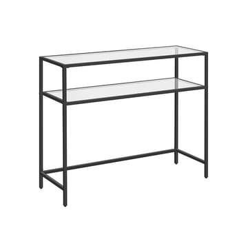 Rovena Kommode 90 cm - Sort og transparent - Møbler - Borde - Aflastningsbord - Entrébord