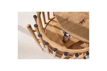 Rubbo Sidebord 45 Cm - Natur - Møbler - Borde - Aflastningsbord - Lampebord