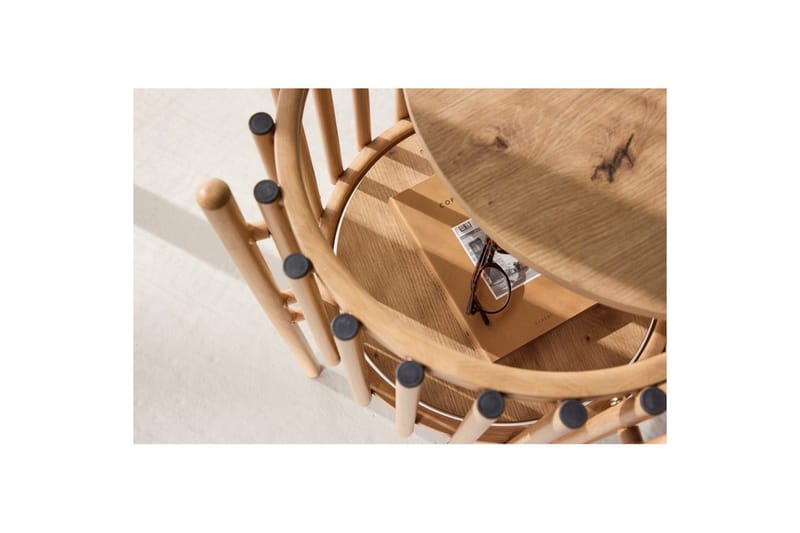 Rubbo Sidebord 45 Cm - Natur - Møbler - Borde - Aflastningsbord - Lampebord