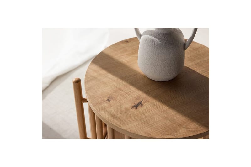 Rubbo Sidebord 45 Cm - Natur - Møbler - Borde - Aflastningsbord - Lampebord