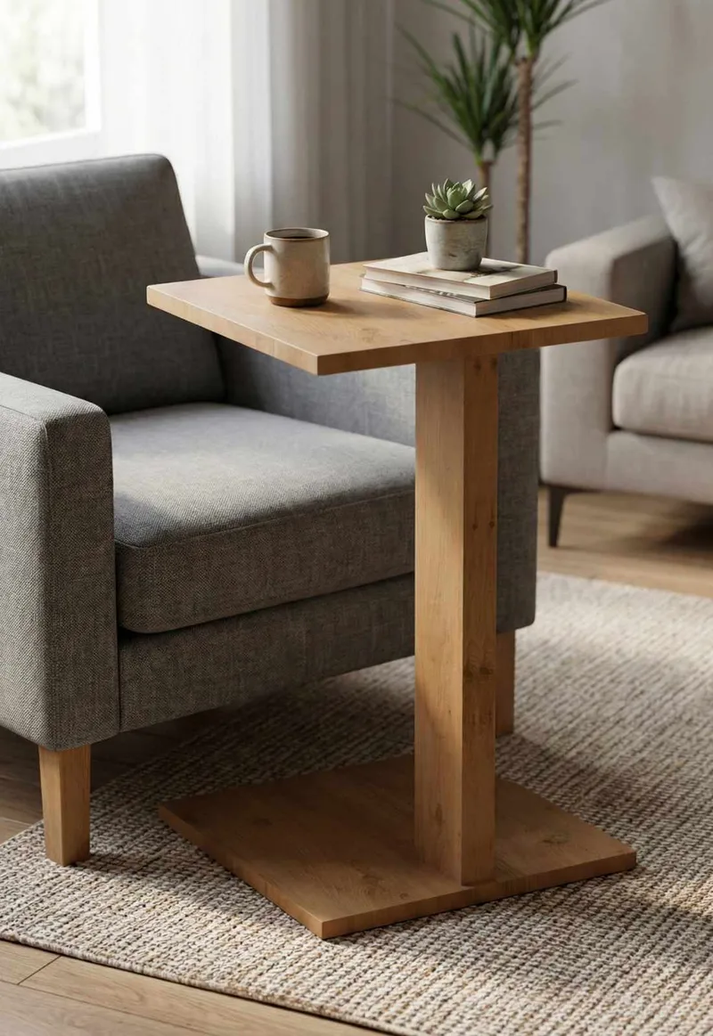 Rumira Sidebord 35 cm - Eg - Møbler - Borde - Aflastningsbord - Konsolbord & sidebord