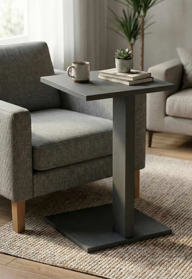 Rumira Sidebord 35 cm - Grå - Møbler - Borde - Aflastningsbord - Konsolbord & sidebord