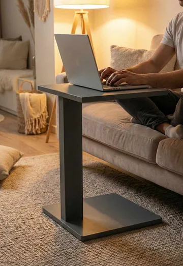 Rumira Sidebord 35 cm - Grå - Møbler - Borde - Aflastningsbord - Konsolbord & sidebord