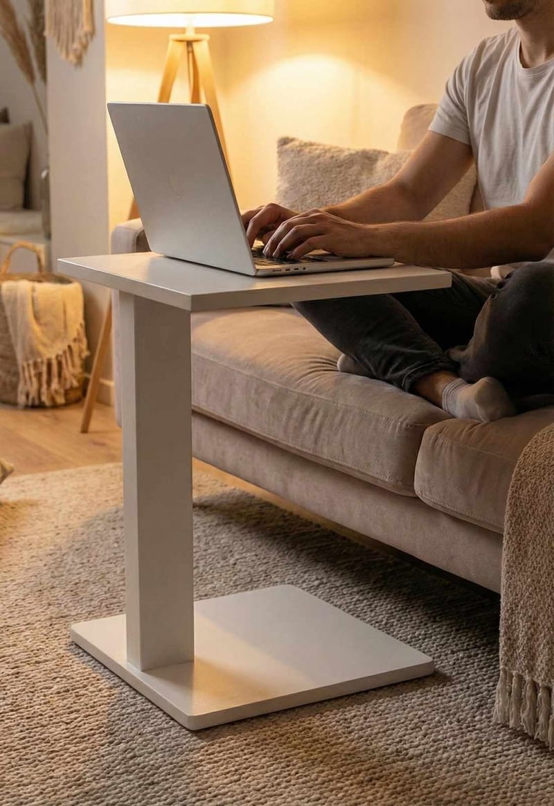 Rumira Sidebord 35 cm - Hvid - Møbler - Borde - Aflastningsbord - Konsolbord & sidebord