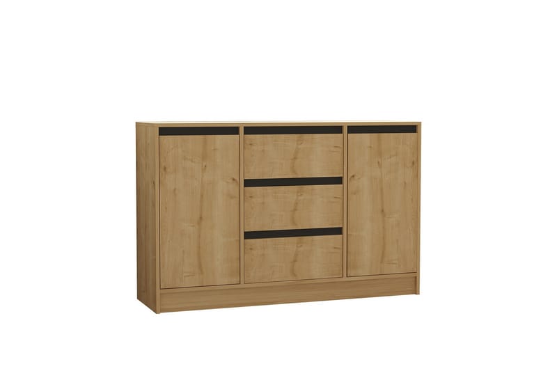 Sadu Konsolbord 140 cm - Brun/Eg/Antracit - Møbler - Borde - Aflastningsbord - Entrébord