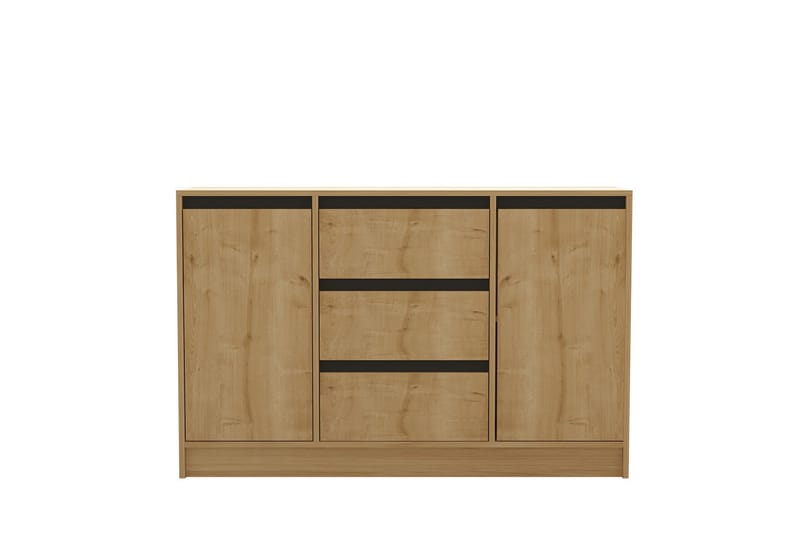 Sadu Konsolbord 140 cm - Brun/Eg/Antracit - Møbler - Borde - Aflastningsbord - Entrébord
