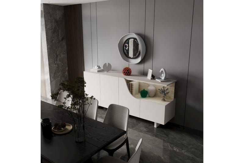 Safiya Konsolbord 180 cm - Beige - Møbler - Borde - Aflastningsbord - Entrébord