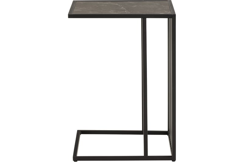 Saklani Sidebord 35x35 cm - Sort - Lampebord - Bakkebord & små borde