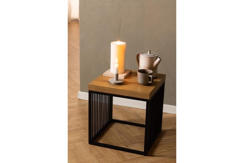 Saklani Sidebord 40 cm - Natur - Møbler - Borde - Aflastningsbord - Lampebord