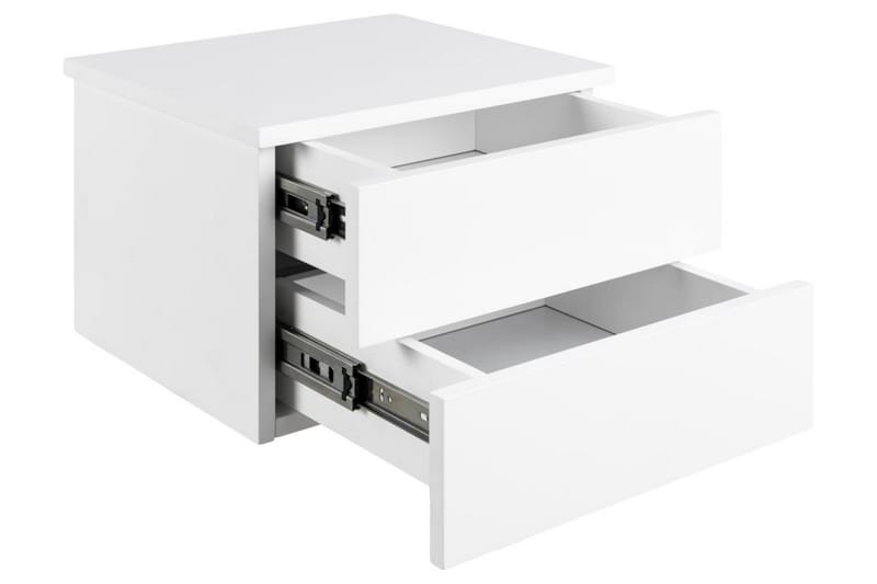 Salmani Natbord 32 cm - Hvid - Møbler - Borde - Aflastningsbord - Sengebord