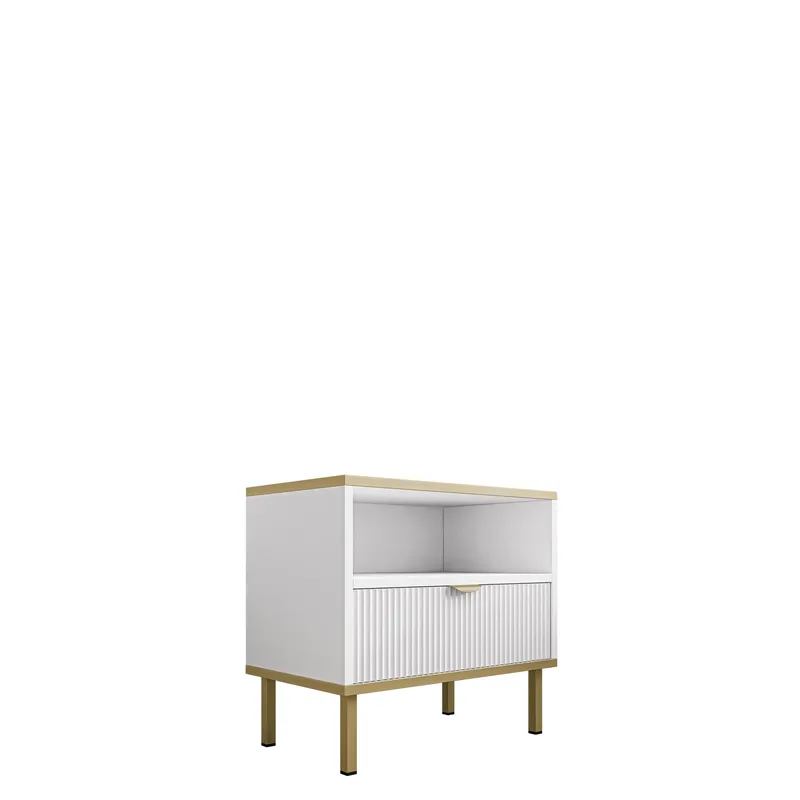 Salmor Natbord 50 cm, Hvid