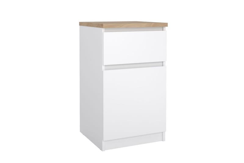 Salomns Natbord 40 cm - Hvid - Møbler - Borde - Aflastningsbord - Sengebord