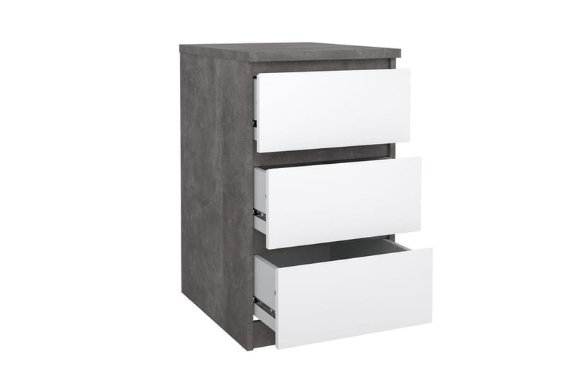 Salomns Natbord 40 cm - Hvid - Møbler - Borde - Aflastningsbord - Sengebord