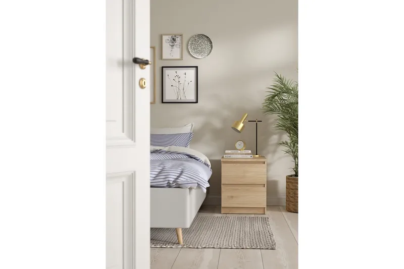 Salomns Natbord 40 cm - Natur - Møbler - Borde - Aflastningsbord - Sengebord