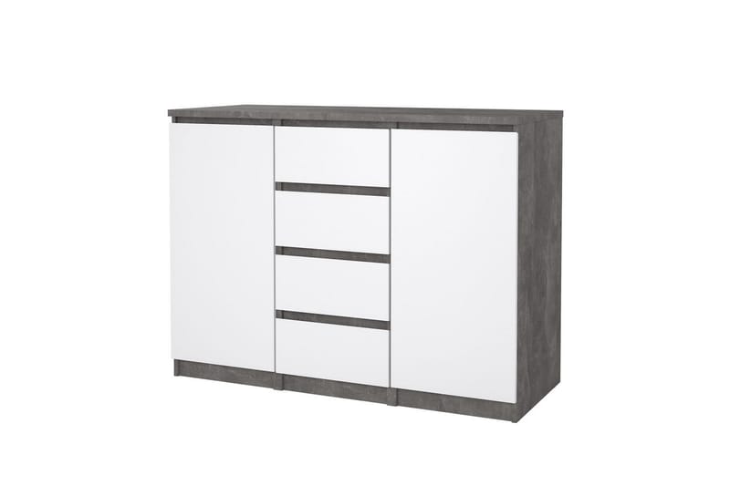 Salomns Sidebord 121 cm - Hvid - Møbler - Borde - Aflastningsbord - Bakkebord & små borde
