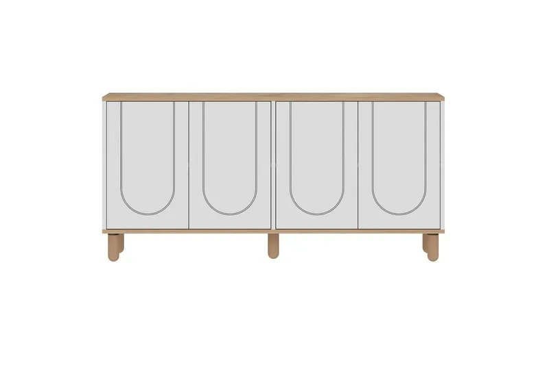 Salven Konsolbord 150 cm, Eg/Hvid