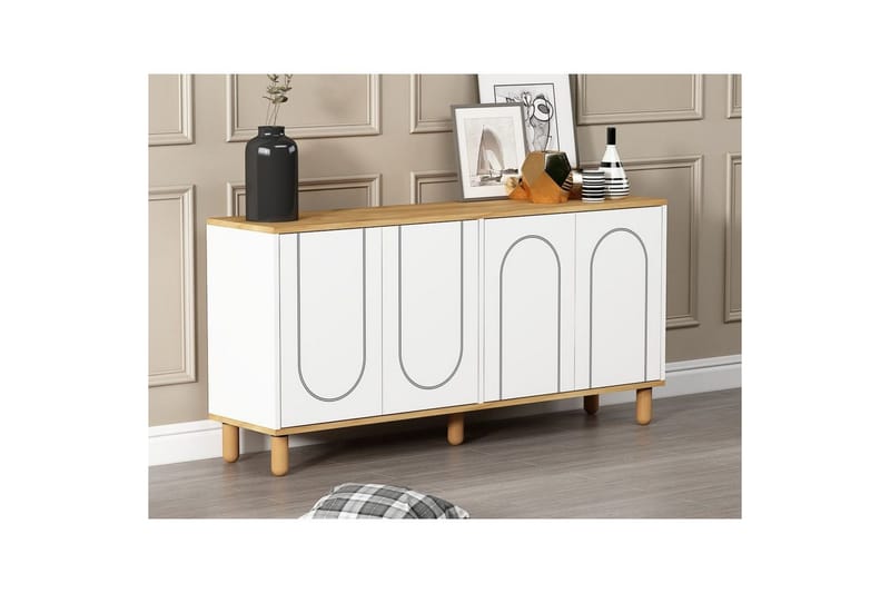 Salven Konsolbord 150 cm - Eg/Hvid - Møbler - Borde - Aflastningsbord - Entrébord