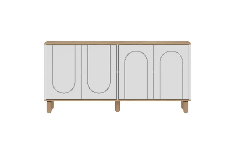 Salven Konsolbord 150 cm, Eg/Hvid