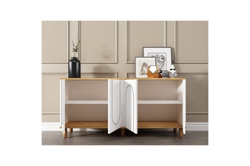 Salven Konsolbord 150 cm - Eg/Hvid - Møbler - Borde - Aflastningsbord - Entrébord