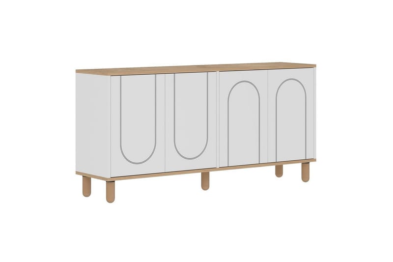 Salven Konsolbord 150 cm - Eg/Hvid - Møbler - Borde - Aflastningsbord - Entrébord