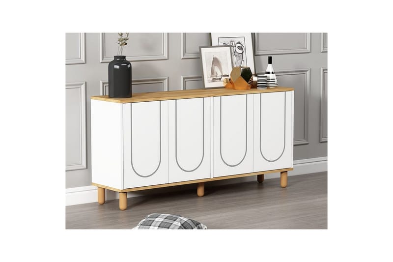 Salven Konsolbord 150 cm - Eg/Hvid - Møbler - Borde - Aflastningsbord - Entrébord