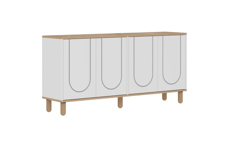 Salven Konsolbord 150 cm - Eg/Hvid - Møbler - Borde - Aflastningsbord - Entrébord