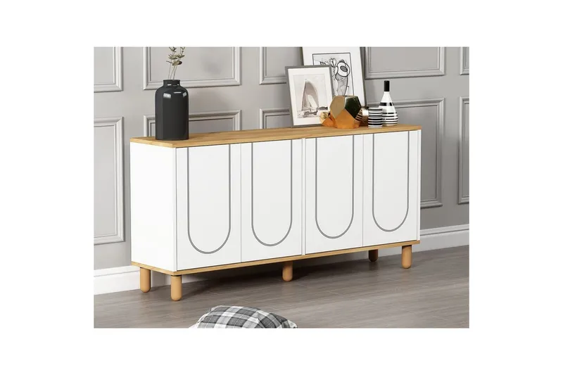 Salven Konsolbord 150 cm - Eg/Hvid - Møbler - Borde - Aflastningsbord - Entrébord