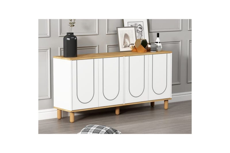 Salven Konsolbord 150 cm - Eg/Hvid - Møbler - Borde - Aflastningsbord - Entrébord