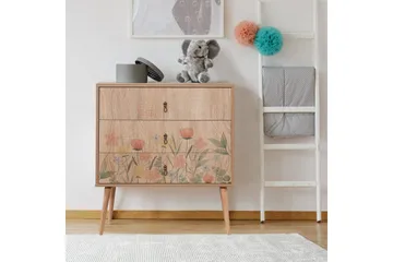 Bertoaria Natbord 80x40 cm Brun - Hanah Home - Opbevaring - Opbevaringsmøbler - Kommode - Entrékommode