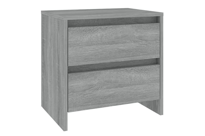 sengebord 45x34,5x44,5 cm spånplade grå sonoma-eg - Grå - Møbler - Borde - Aflastningsbord - Sengebord