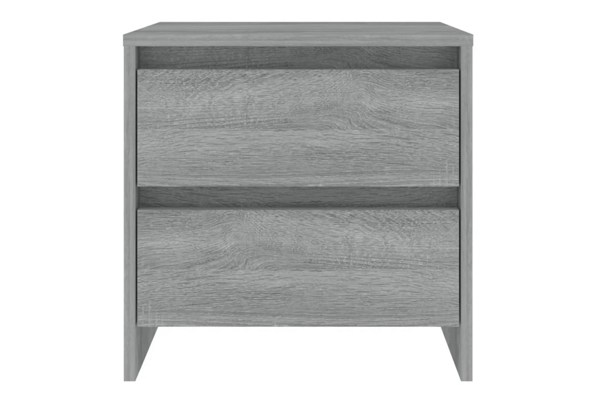 sengebord 45x34,5x44,5 cm spånplade grå sonoma-eg - Grå - Møbler - Borde - Aflastningsbord - Sengebord