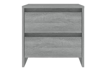 sengebord 45x34,5x44,5 cm spånplade grå sonoma-eg - Grå - Møbler - Borde - Aflastningsbord - Sengebord