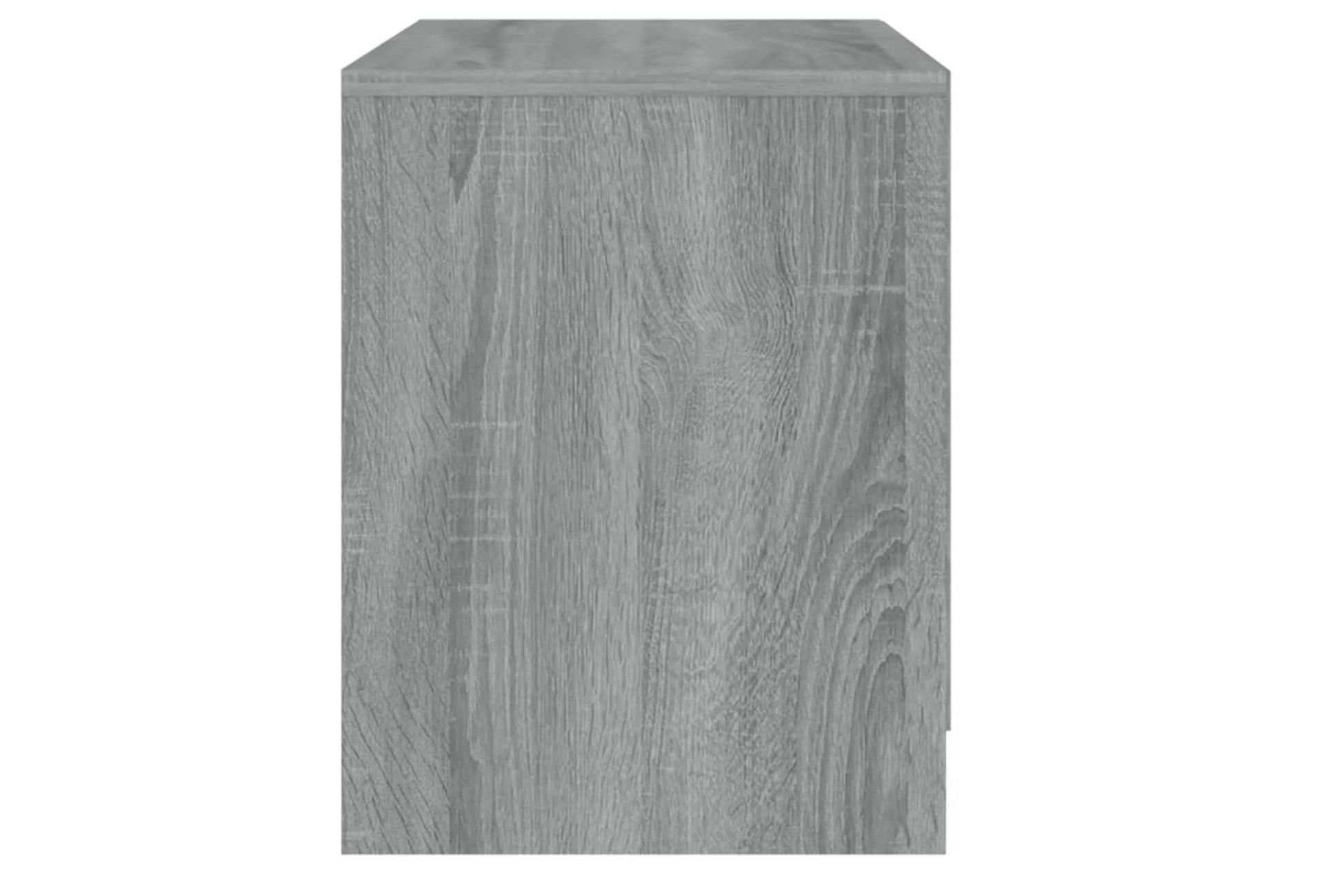 sengebord 45x34,5x44,5 cm spånplade grå sonoma-eg - Grå - Møbler - Borde - Aflastningsbord - Sengebord