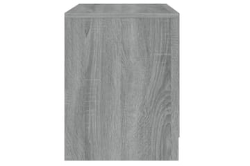 sengebord 45x34,5x44,5 cm spånplade grå sonoma-eg - Grå - Møbler - Borde - Aflastningsbord - Sengebord