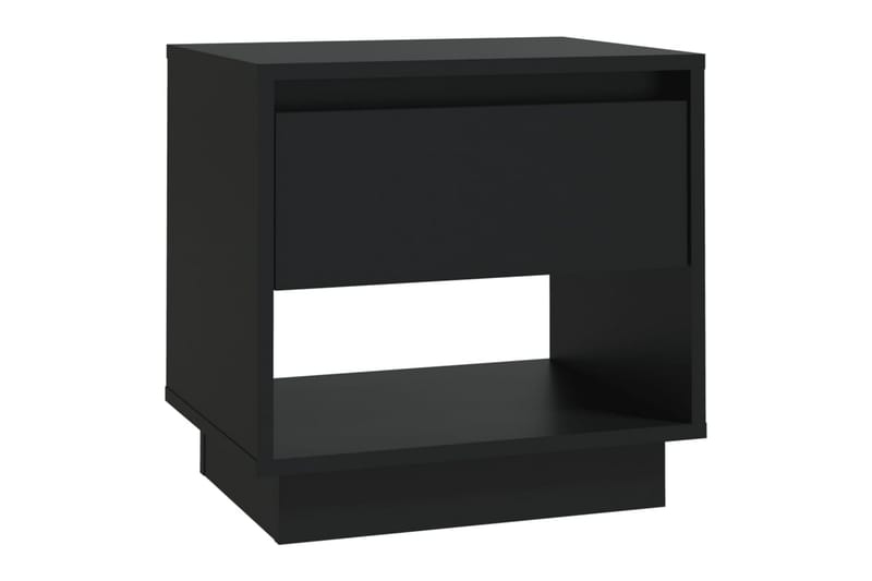 sengebord 45x34x44 cm spånplade sort - Sort - Møbler - Borde - Aflastningsbord - Sengebord