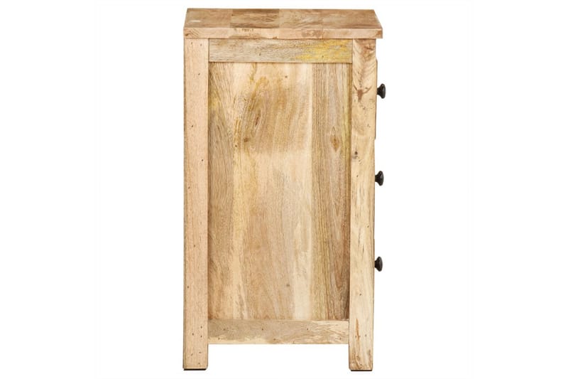 sengebord 45x35x60 cm massivt mangotræ - Brun - Møbler - Borde - Aflastningsbord - Sengebord