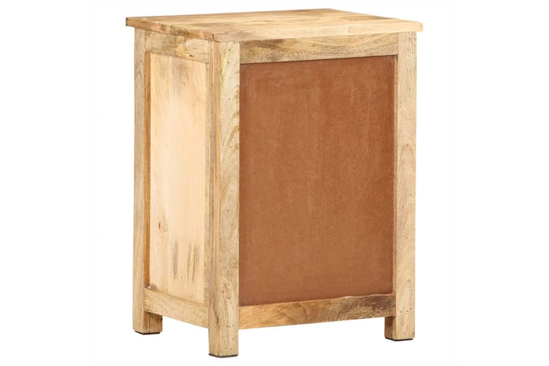 sengebord 45x35x60 cm massivt mangotræ - Brun - Møbler - Borde - Aflastningsbord - Sengebord