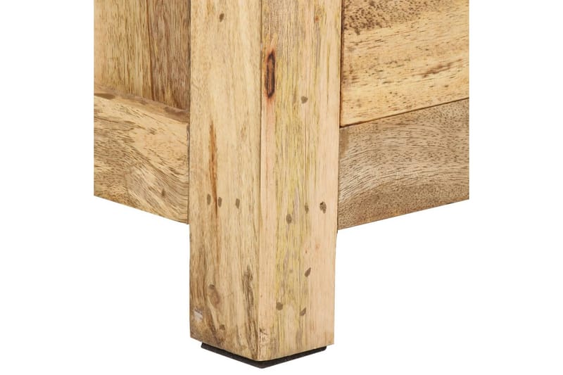 sengebord 45x35x60 cm massivt mangotræ - Brun - Møbler - Borde - Aflastningsbord - Sengebord