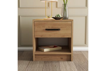 Abbekerk Sengebord 52 cm - Natur - Møbler - Borde - Aflastningsbord - Sengebord