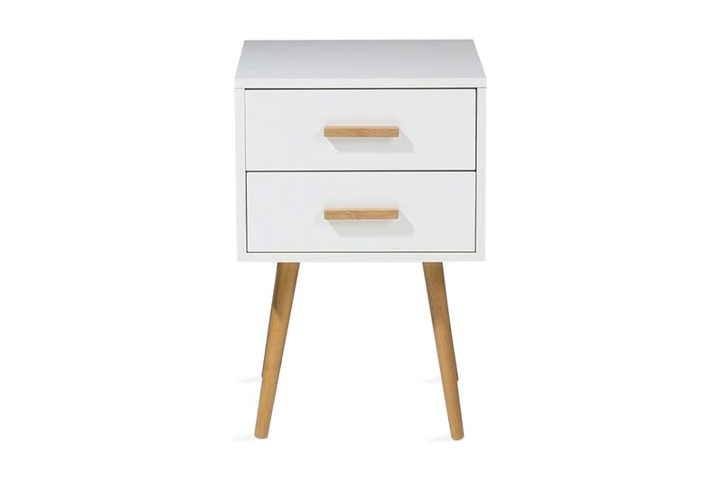 Alabama sengebord 40 cm, Hvid