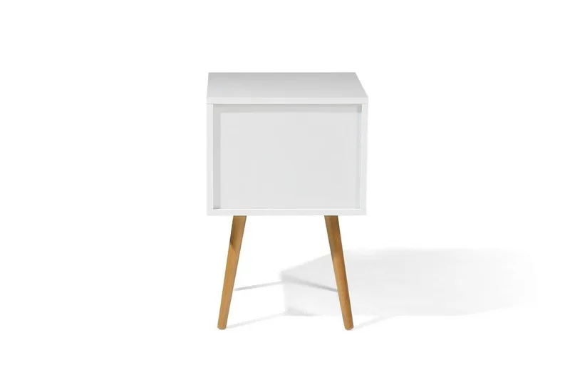 Alabama sengebord 40 cm - Hvid - Møbler - Borde - Aflastningsbord - Sengebord