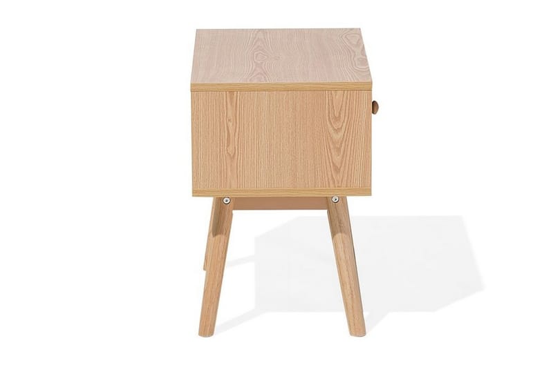 Arvada Sengebord 40 cm med Opbevaring Skuffe - Brun - Møbler - Borde - Aflastningsbord - Sengebord