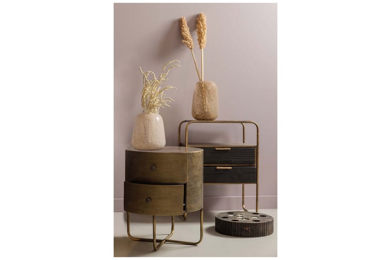 Astranna Sengebord 39 cm - Antik Messing - Møbler - Borde - Aflastningsbord - Sengebord