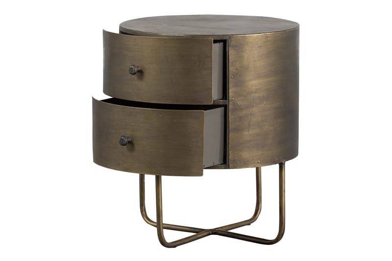 Astranna Sengebord 39 cm - Antik Messing - Møbler - Borde - Aflastningsbord - Sengebord