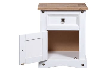 Baddall Sengebord - Hvid - Møbler - Borde - Aflastningsbord - Sengebord