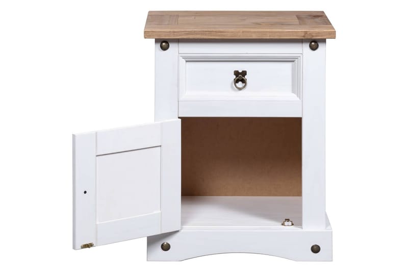 Baddall Sengebord - Hvid - Møbler - Borde - Aflastningsbord - Sengebord
